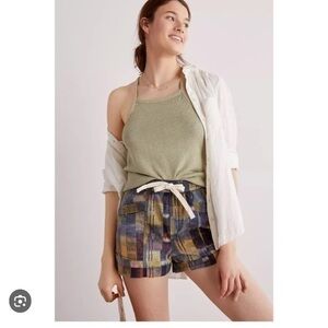 Anthropologie PILCRO
Heirloom Tie-Dye Plaid Shorts..